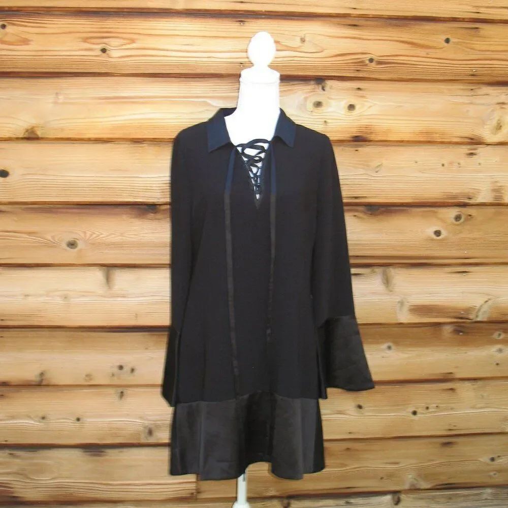Cinq a Sept Black Shift Dress